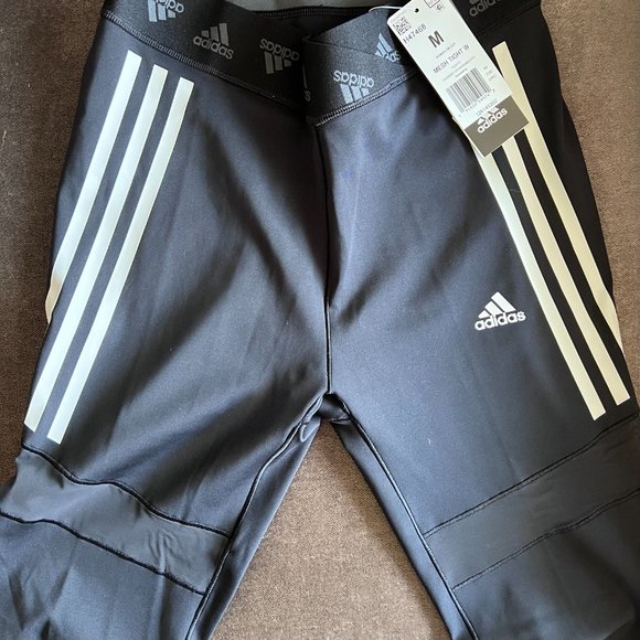 Adidas Mesh Training Tights - Picture 3 of 5